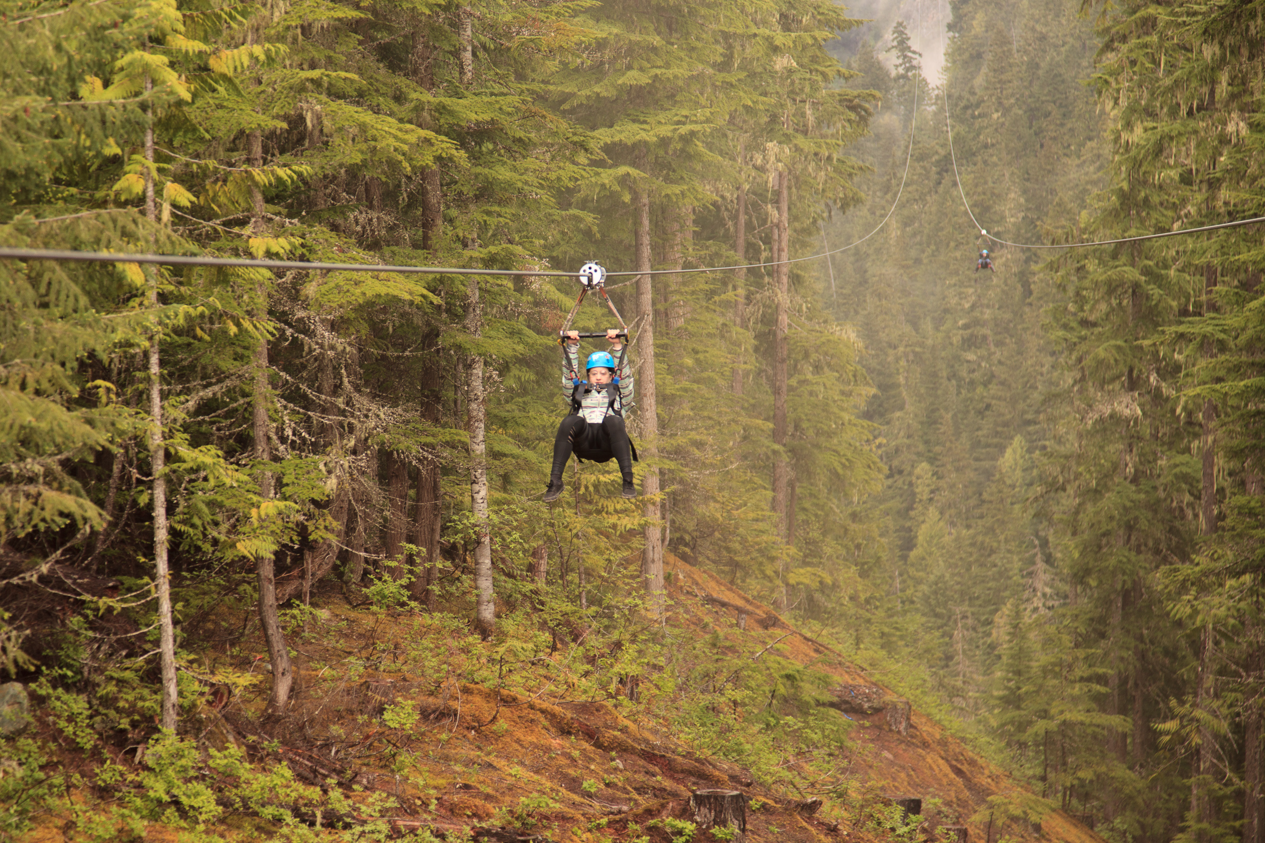 Троллей, он же zip-line
