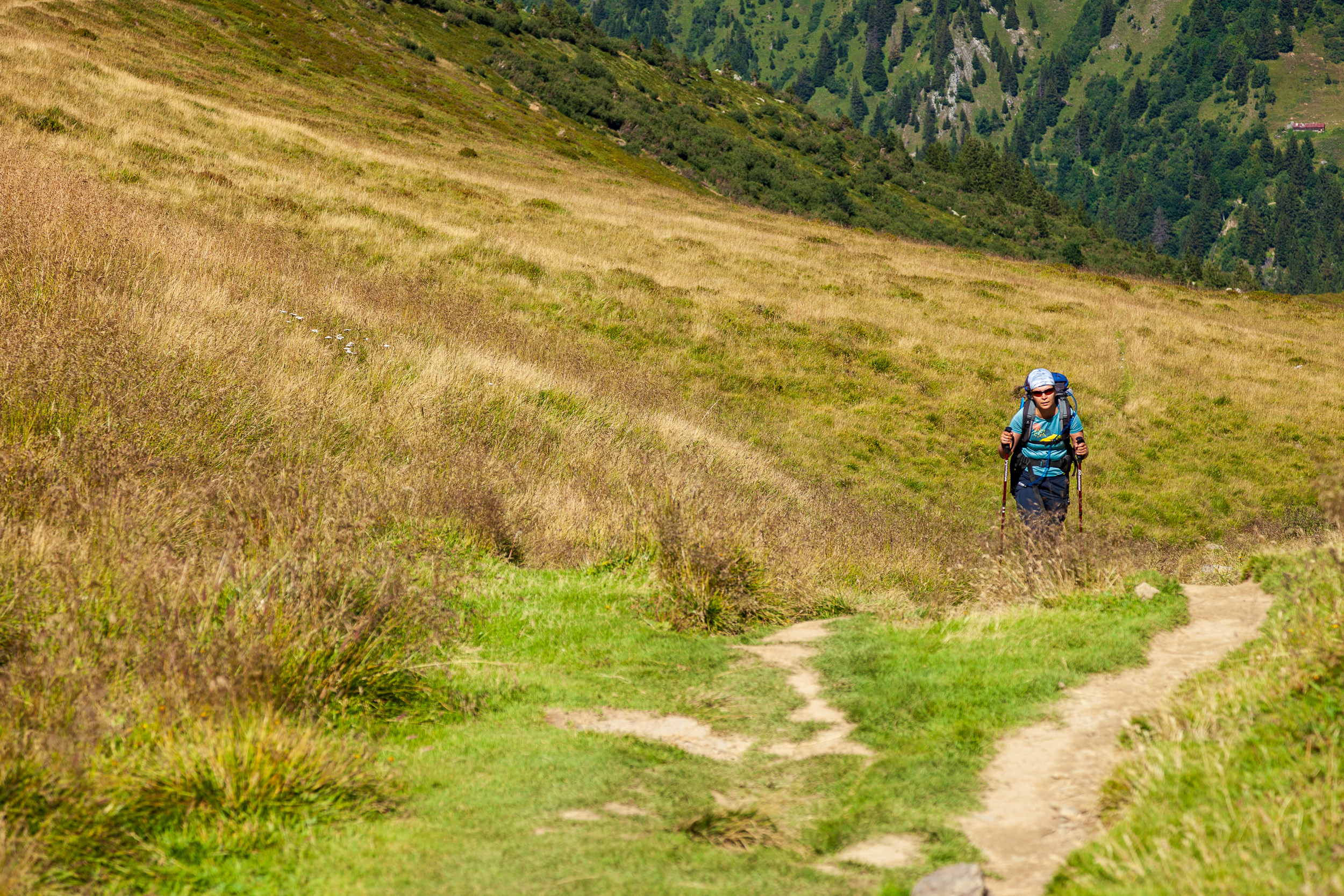 Последний шаги на пути к перевалу