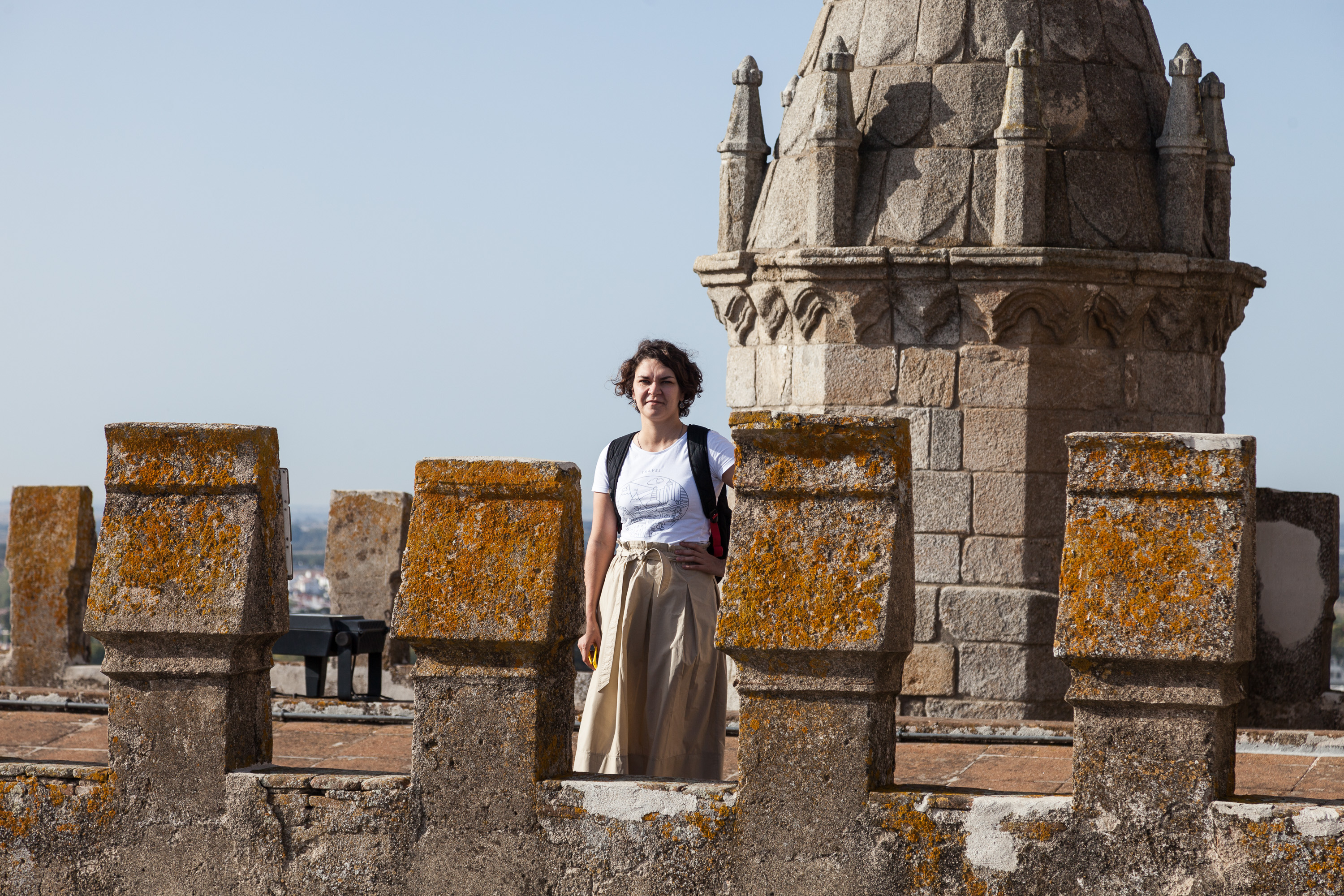 На крыше кафедрального собора Эворы