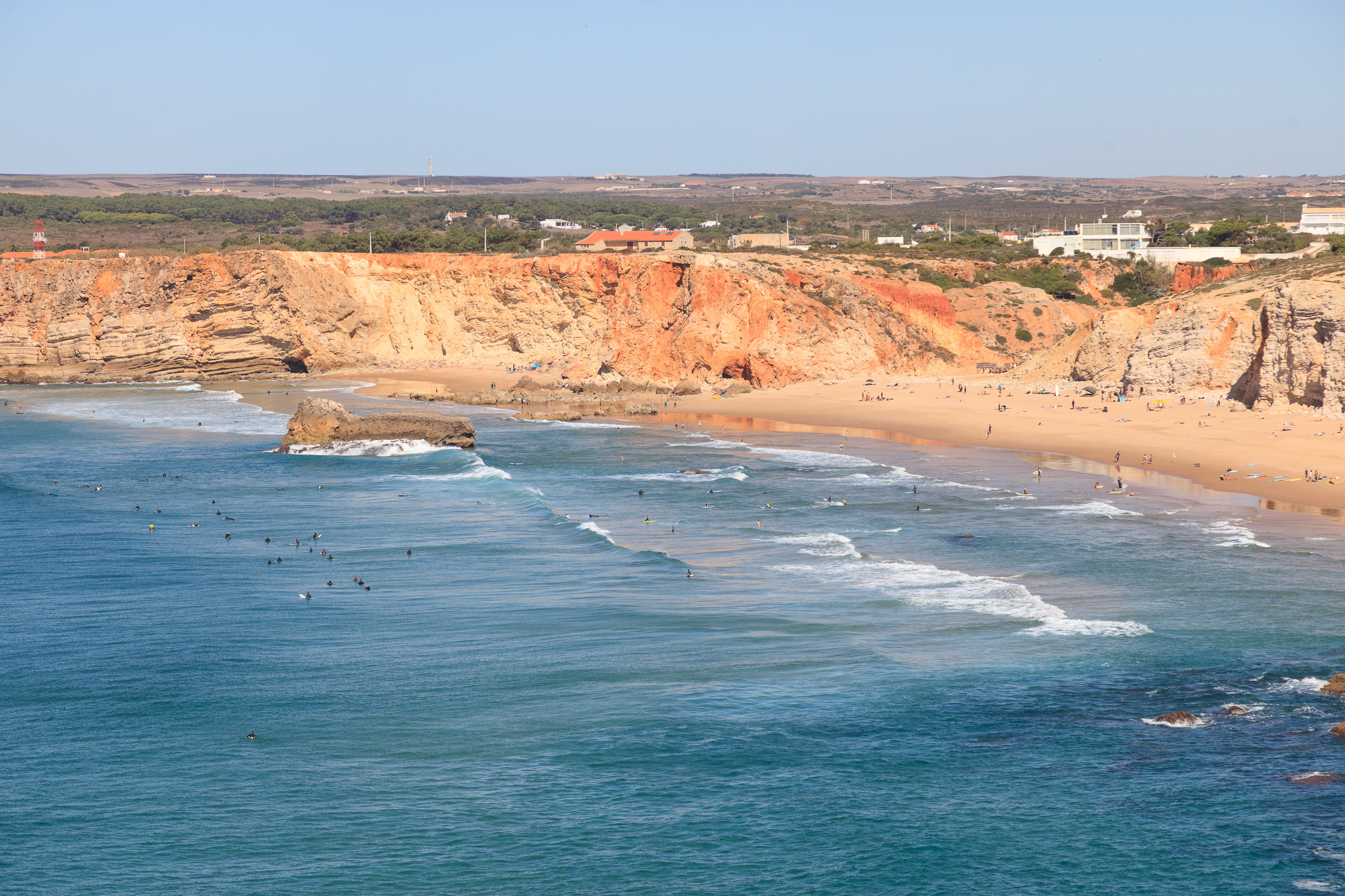 Пляж Tonel, вид с мыса Сагреш