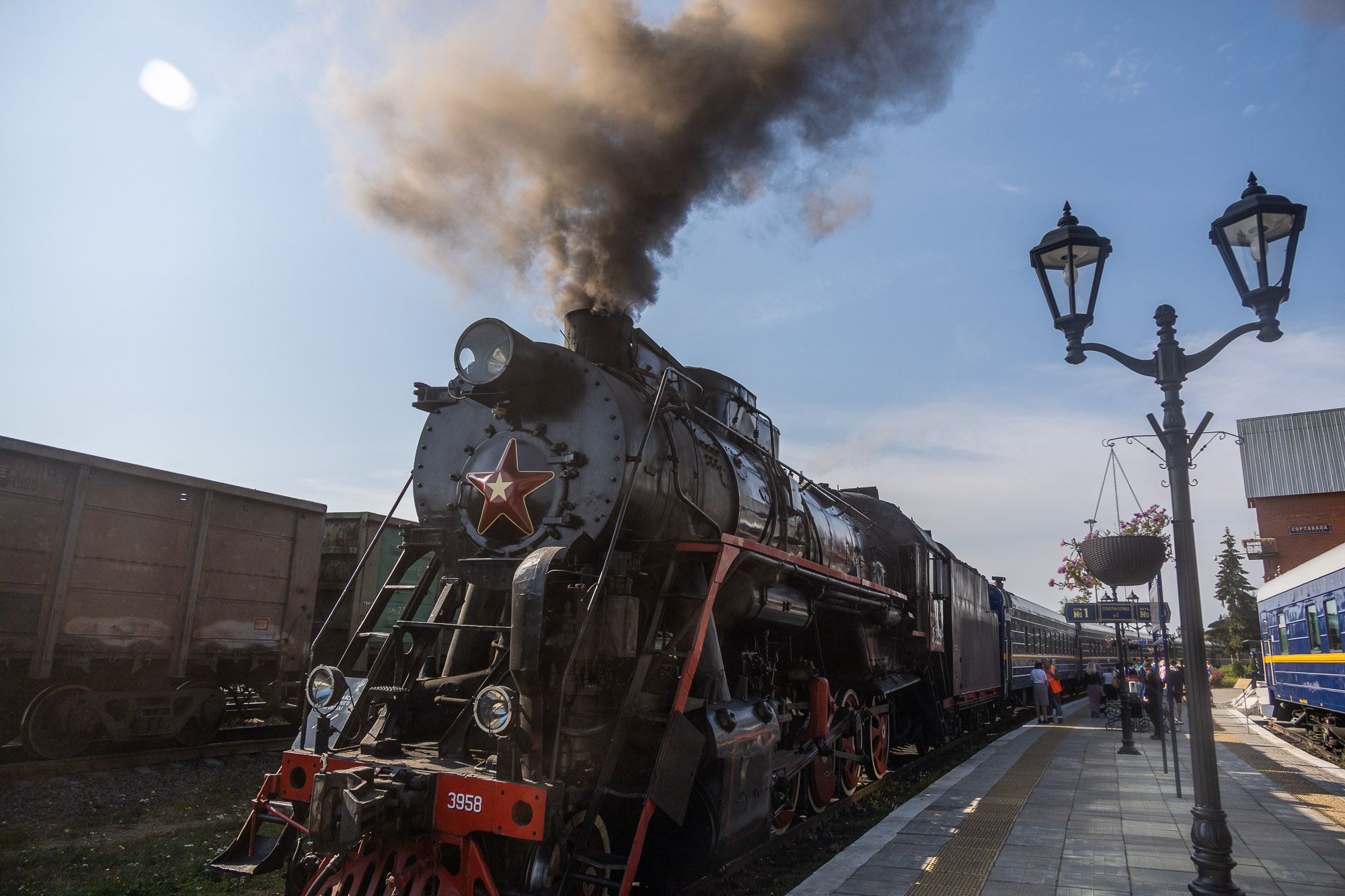 Паровоз "Рускеальского Экспресса"