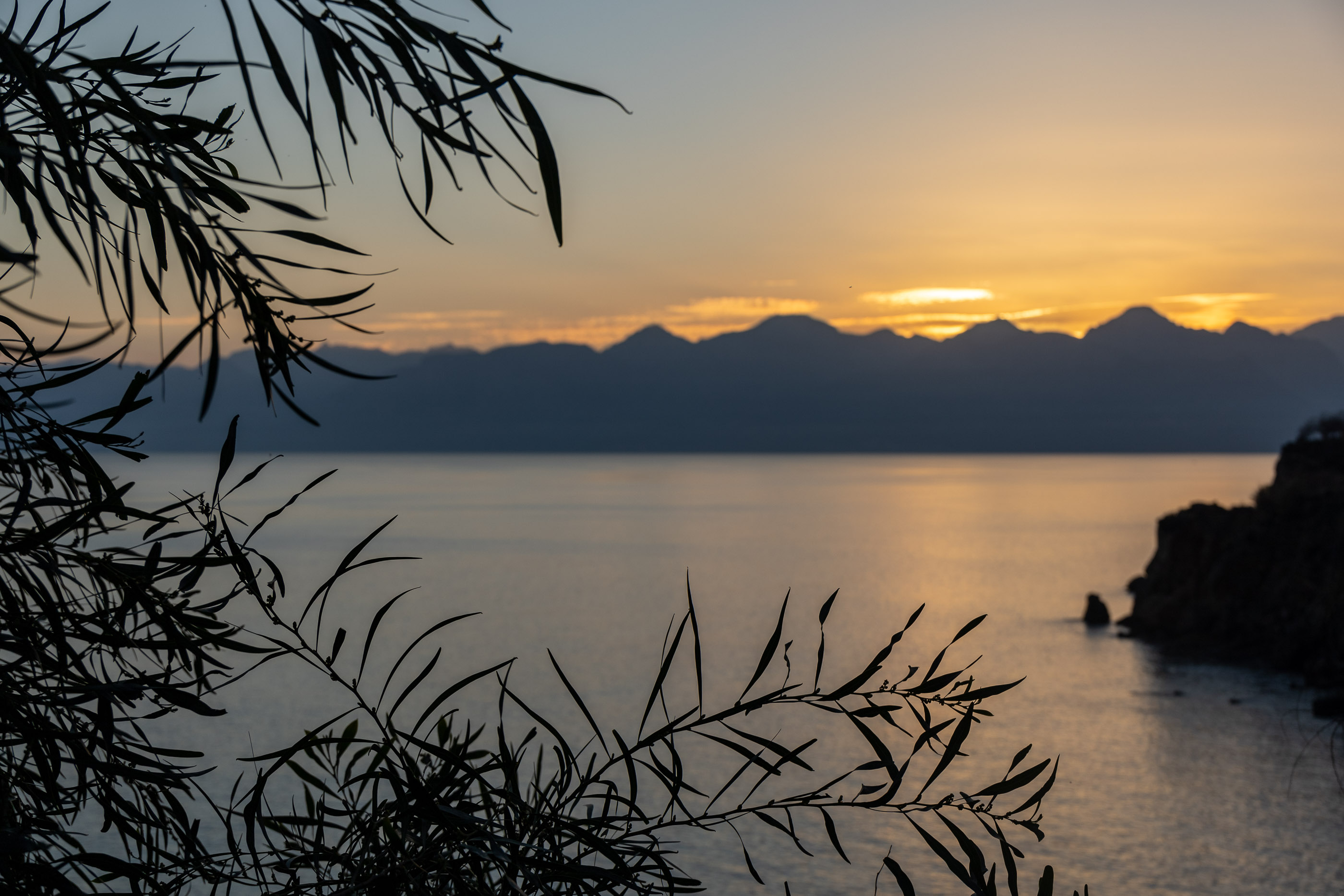 Закат над Анталией