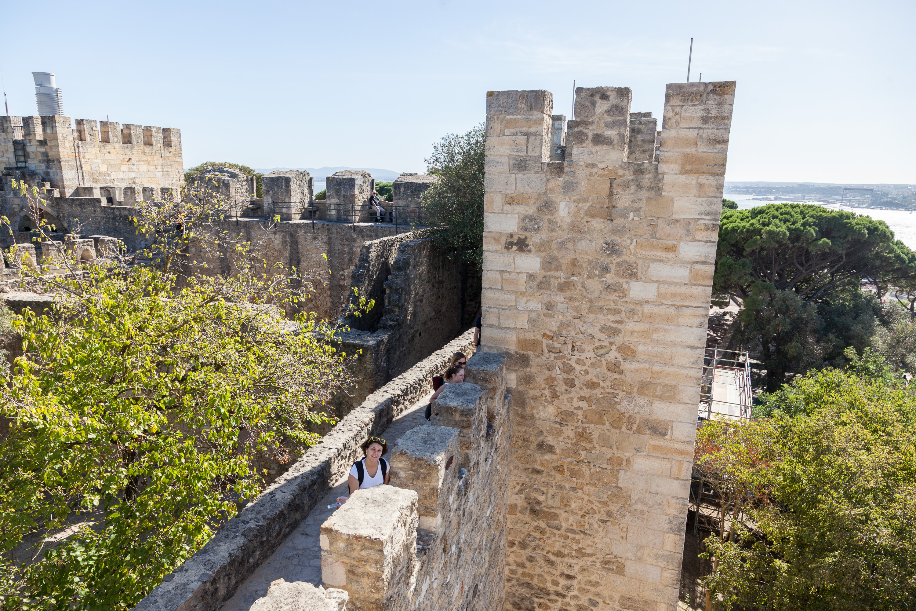 На стенах Замка Святого Георгия