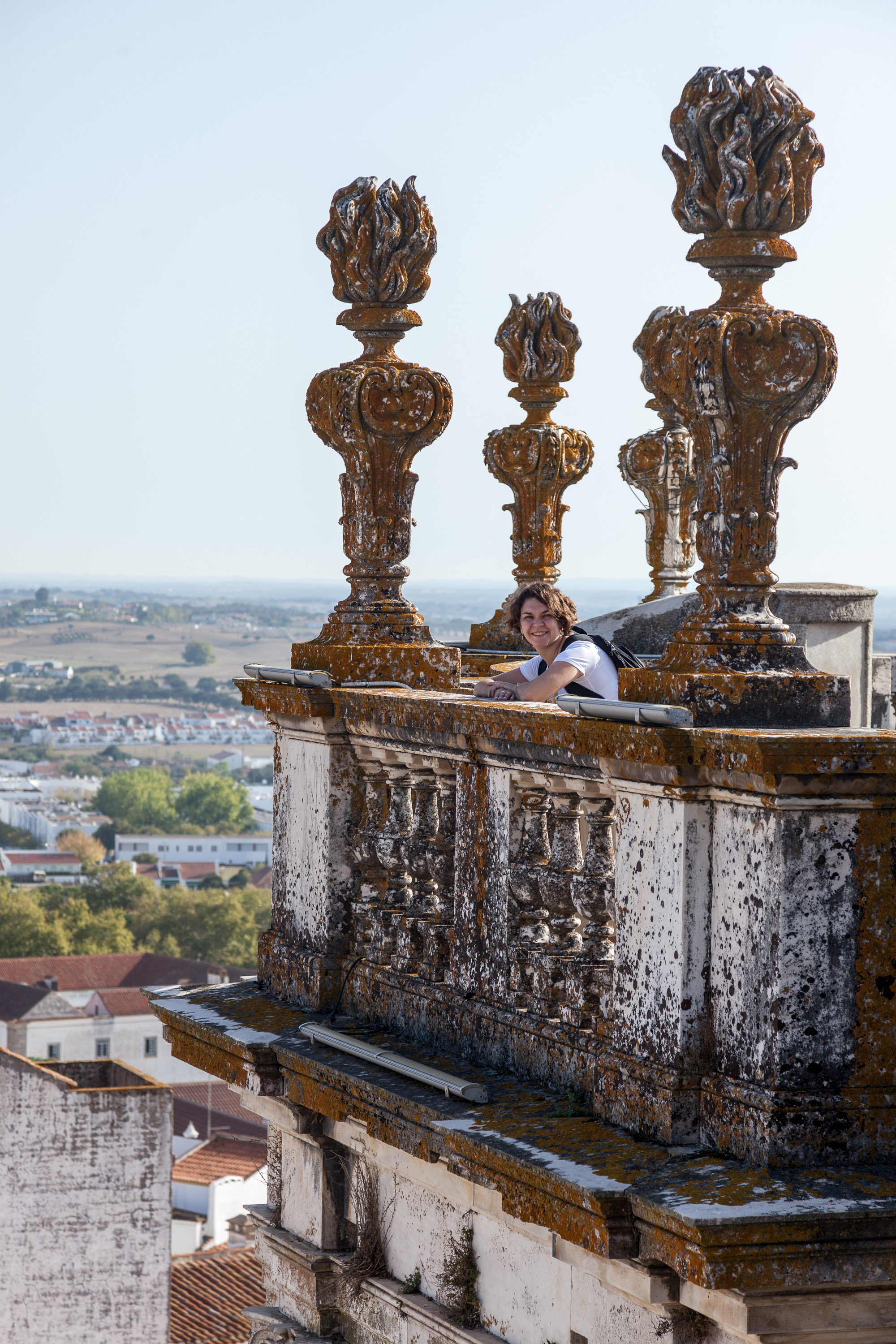 На крыше кафедрального собора Эворы