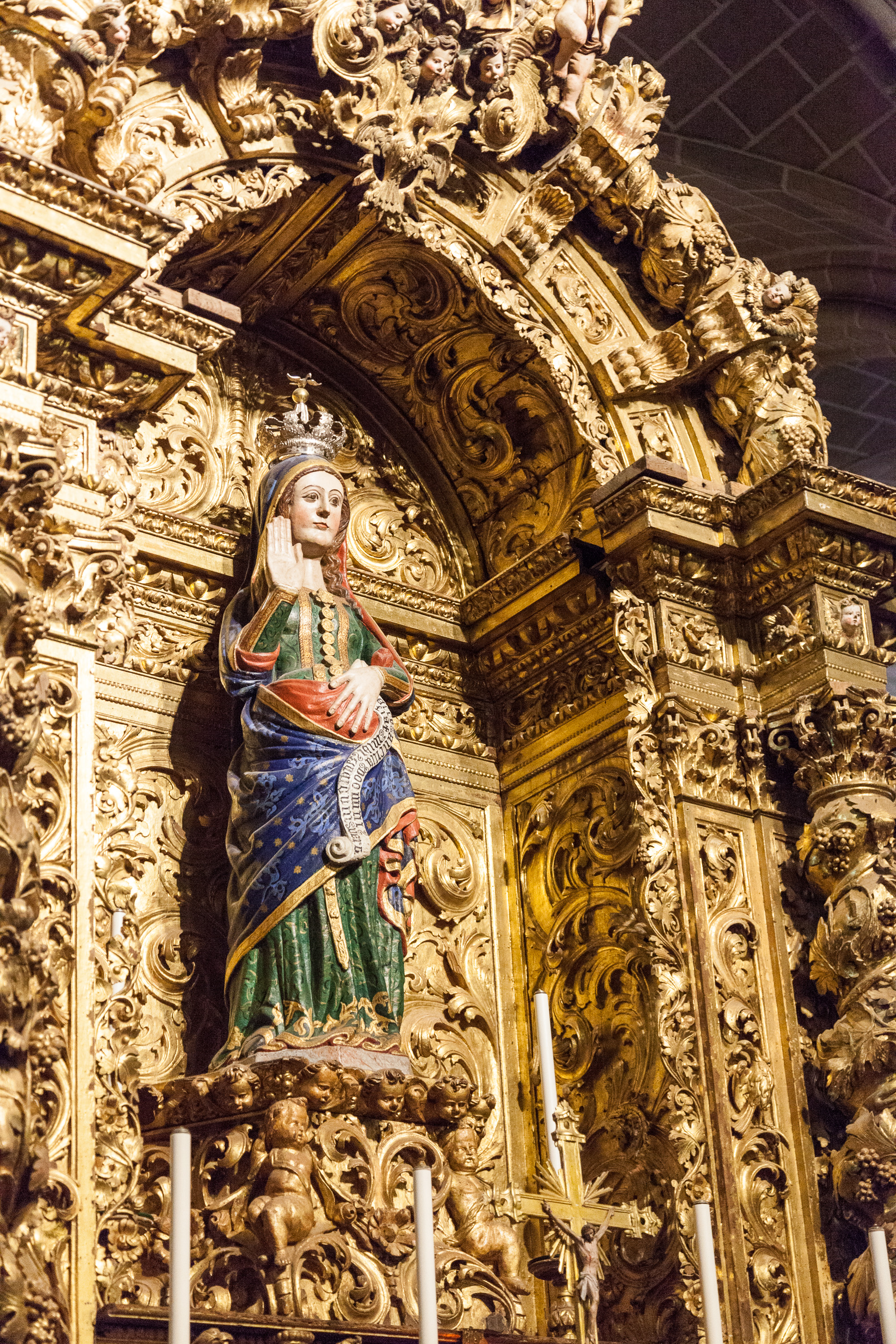 Кафедральный собор Эворы. Алтарь Девы Марии