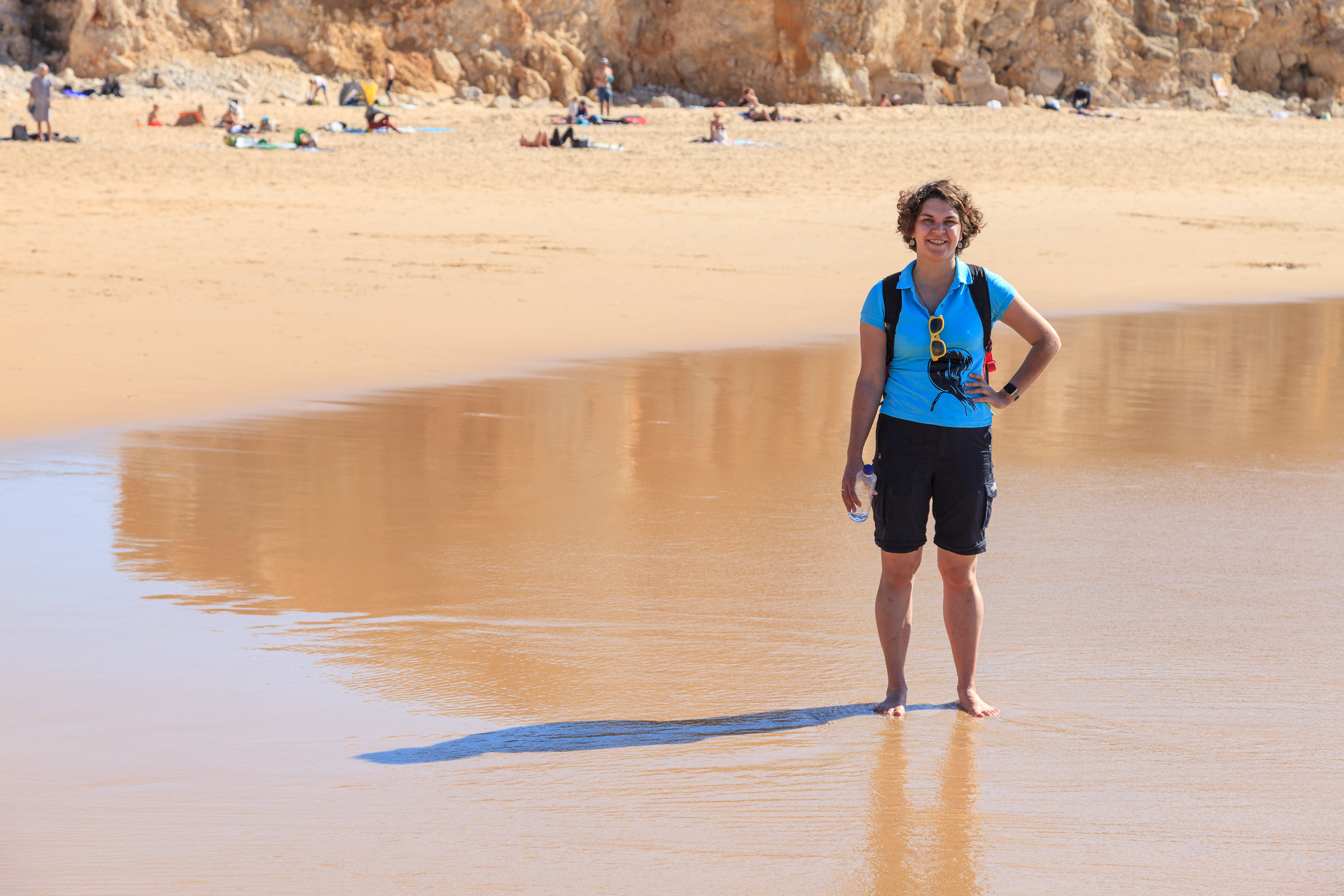 Ю на пляже Tonel