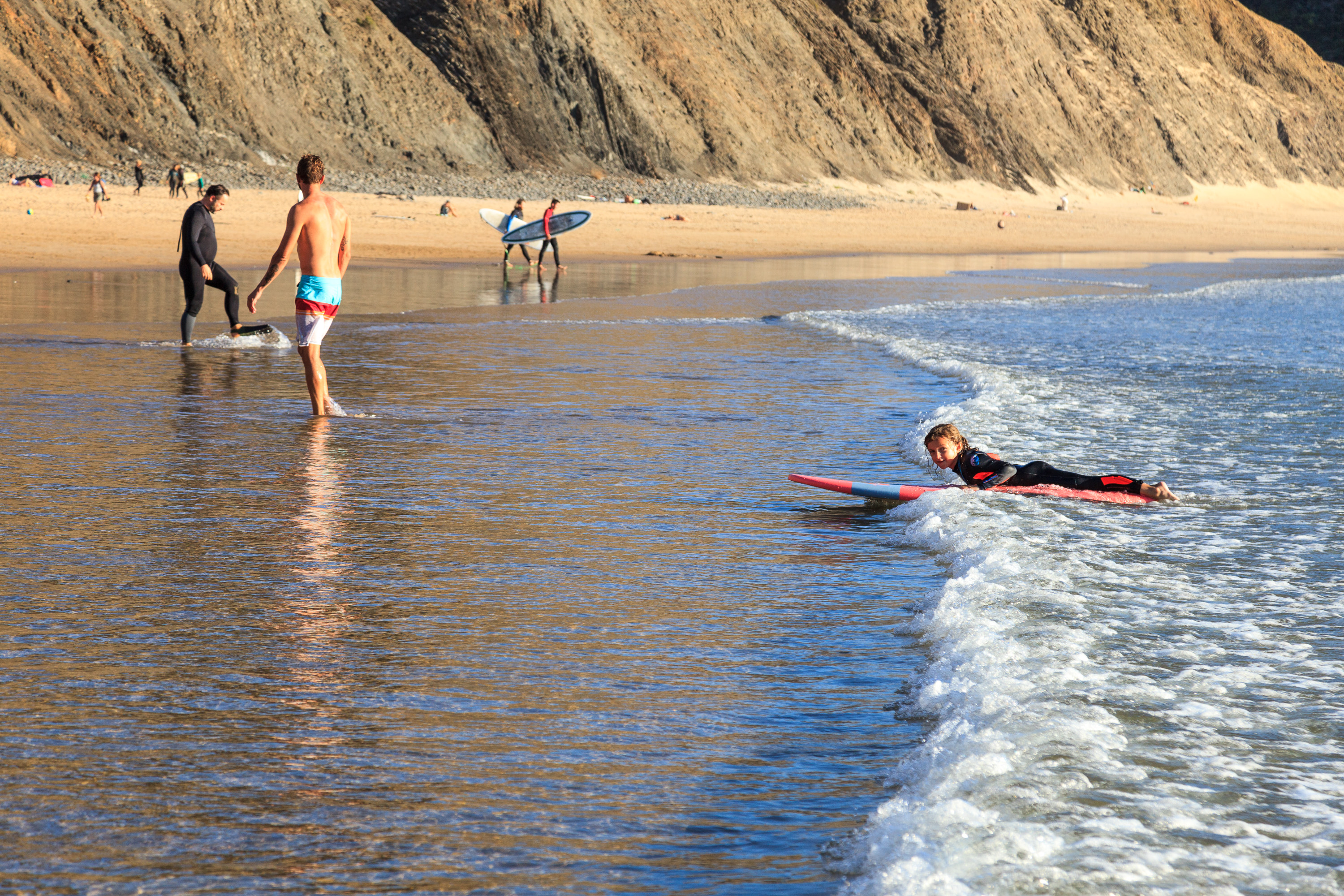 На пляже Амадо