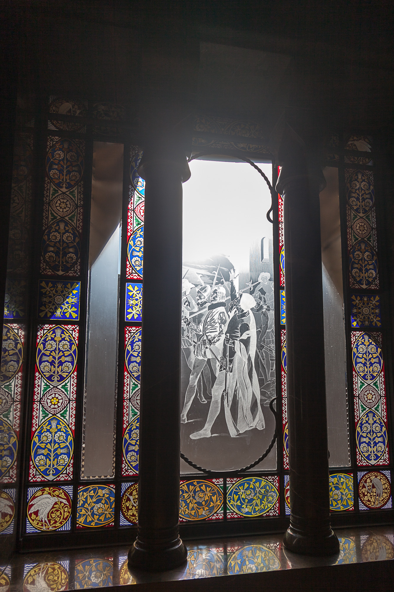 Интерьеры дворца Гуэля