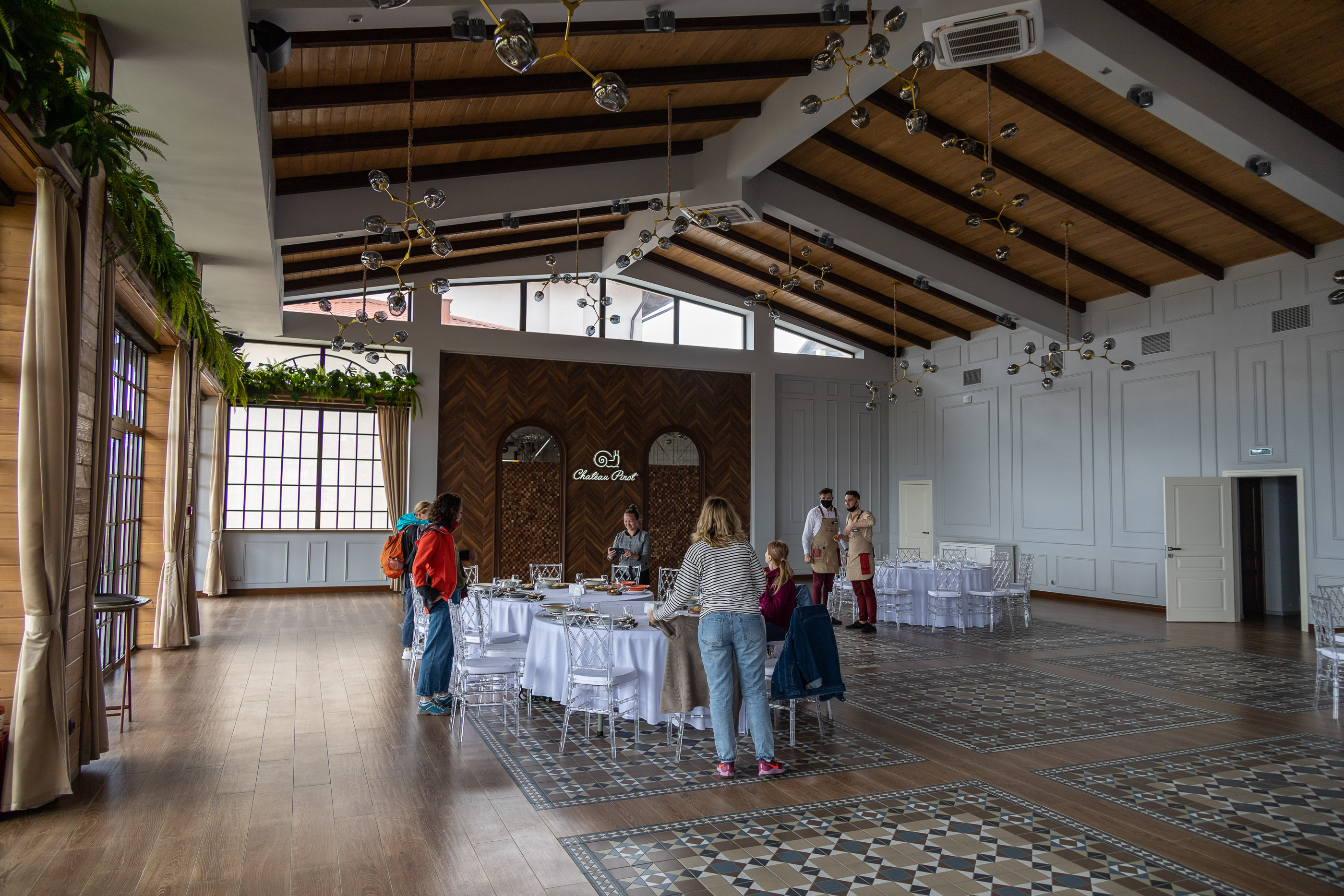 Обед в Шато-Пино