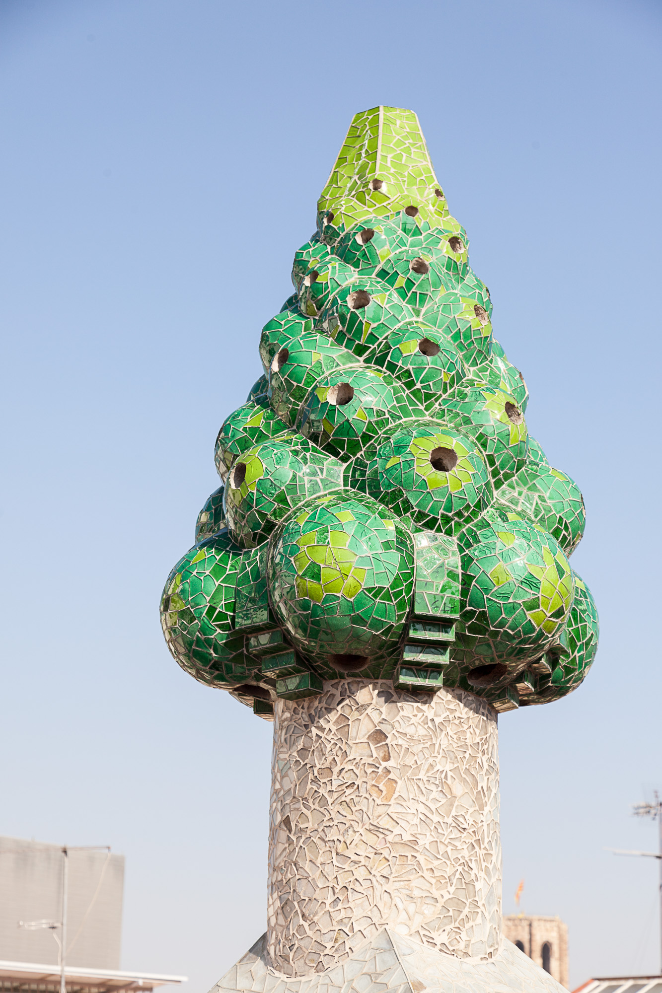 На крыше дворца Гуэля